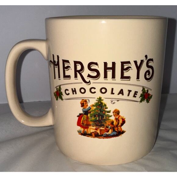Hershey's Chocolate Large Hot Cocoa Galerie Christmas Oversized Coffee Mug/Cup - Picture 1 of 4